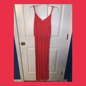 Coral Maxi Dress